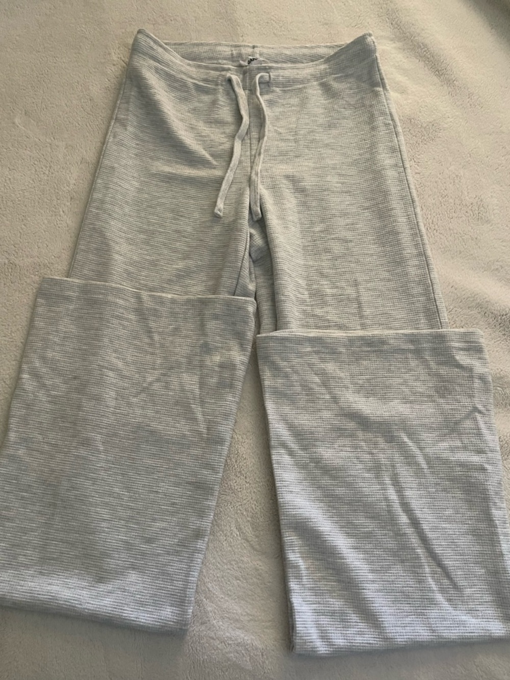 Garage Waffle Pants Light Grey